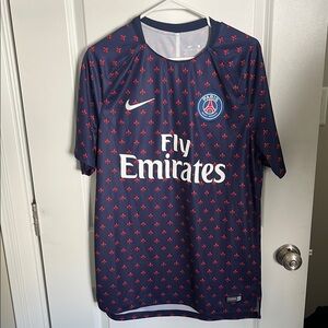 Nike Men Paris Saint-Germain Navy Shirt
